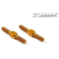 Alu Adj. Turnbuckle L/R 26 MM - Orange - Swiss 7075 T6 (2)