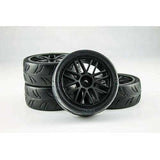 Gravity RC USGT Pre Mounted Spec Tires (Black Mesh)