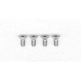 Lunsford 3mm x 10mm Titanium Flat Head Screws (4/pkg)