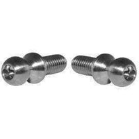 Lunsford 4.3mm x 3mm x 5mm Broached Titanium Ball Studs (2)