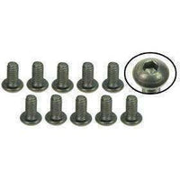 RSD M3 X 6 TITANIUM BUTTON HEAD SCREWS (4 PCS)