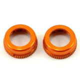 T4 Alu Shock Cap-Nut With Vent Hole - Orange (2)