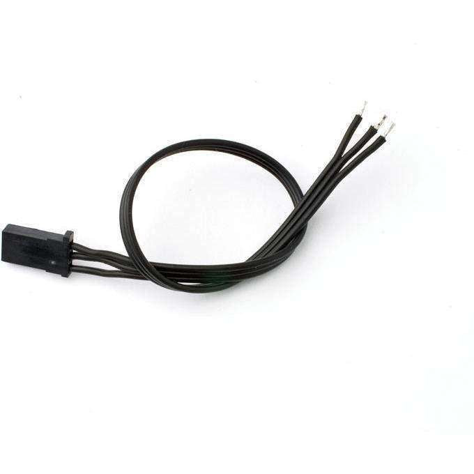 TQ Wire Triple Black 22 gauge soft PVC servo wire FUTABA Plug