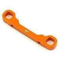 Xray T4 2014 Aluminum Rear Front Lower 1 -Piece Suspension Holder (Orange)