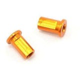 XRAY T4 Alu Nut For Susp. Holder - Orange (2)