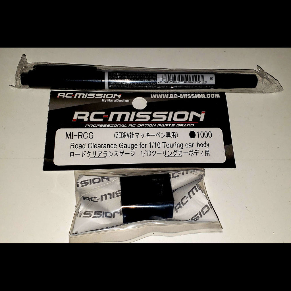RC Mission Road Clearance gauge for 1/10 Touring cars Body