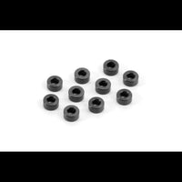 XRAY ALU SHIM 3x6x4.0MM (10) - BLACK