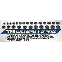 TITAN 64DP ALUMINUM PINION/ULTRA SERIES