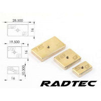 Radtec CNC Machined Precision Balancing Chassis Weights