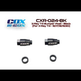 RC Cox X-Ray T4 Bumper Post - Black (For X-Ray T4-16/17/18/19/20)