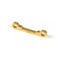 XRAY BRASS FRONT LOWER 1-PIECE SUSPENSION HOLDER - FRONT - FF