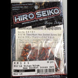 Hiro Seiko Titanium & Alu Hex Screw Set for XRAY X12 2019,18
