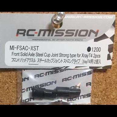 RC MISSION Front Solid Axle Steel (2pcs) (pair)