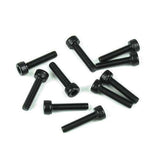 Tekno RC - M3x14mm Cap Head Screws (black, 10pcs)