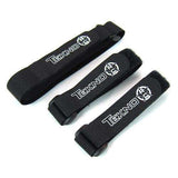 Tekno RC - Battery Straps (black, 2 cell, 3pcs)