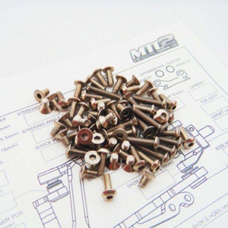 Hiro Seiko MTC2 Titanium Hex Socket Screw Set