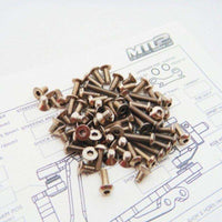 Hiro Seiko MTC2 Titanium Hex Socket Screw Set