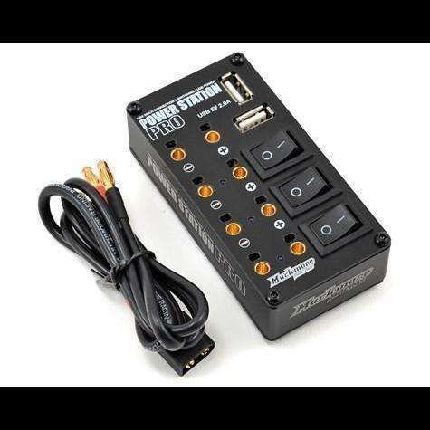 MuchMore Power Station Pro Multi Distributor Black (with Tow USB Charging port)