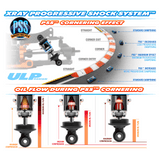 XRAY ULP Aluminum Progressive Shock Set (2)