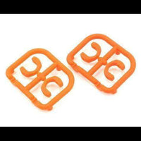 XRAY 3.5mm Plastic Drive Pin Clips (4) (Orange)