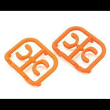 XRAY 3.5mm Plastic Drive Pin Clips (4) (Orange)